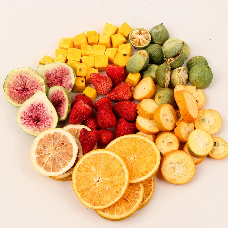 Dried Mixed Fruit Freeze Dried Orange Lemon Hawthorn Bulk