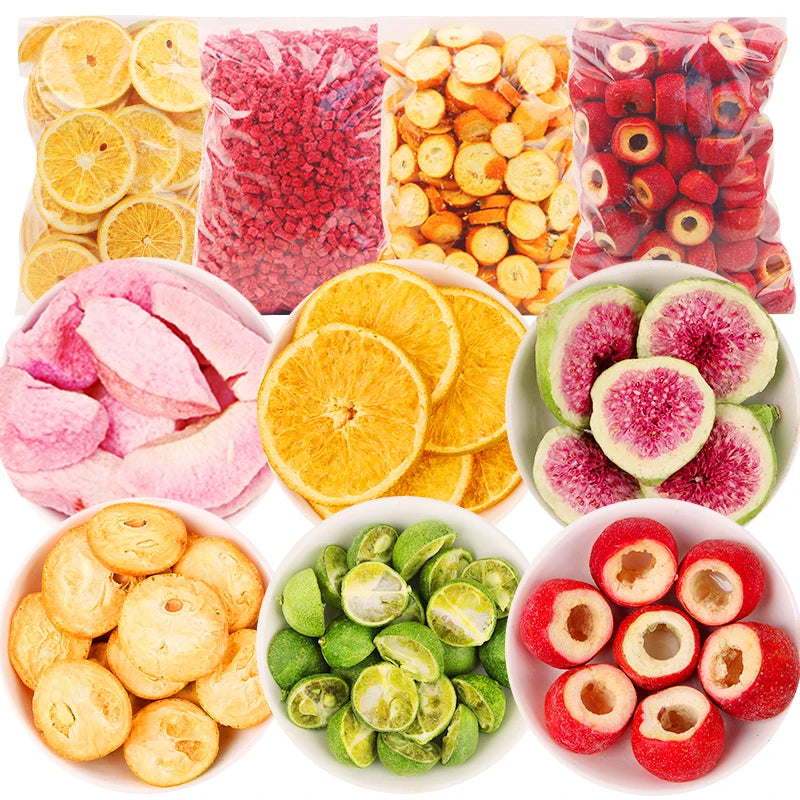 Dried Mixed Fruit Freeze Dried Orange Lemon Hawthorn Bulk