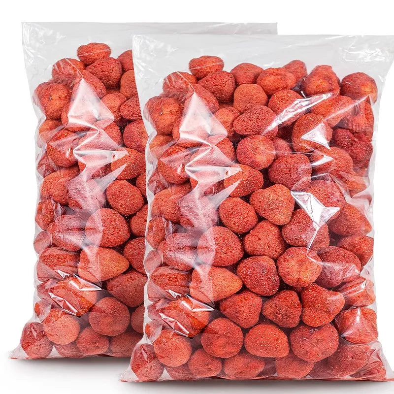 Freeze-Dried Fresh Strawberry Premium Dried Fruit for Snacks and Recipes